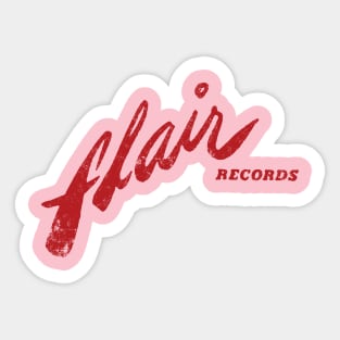 Flair Records Sticker